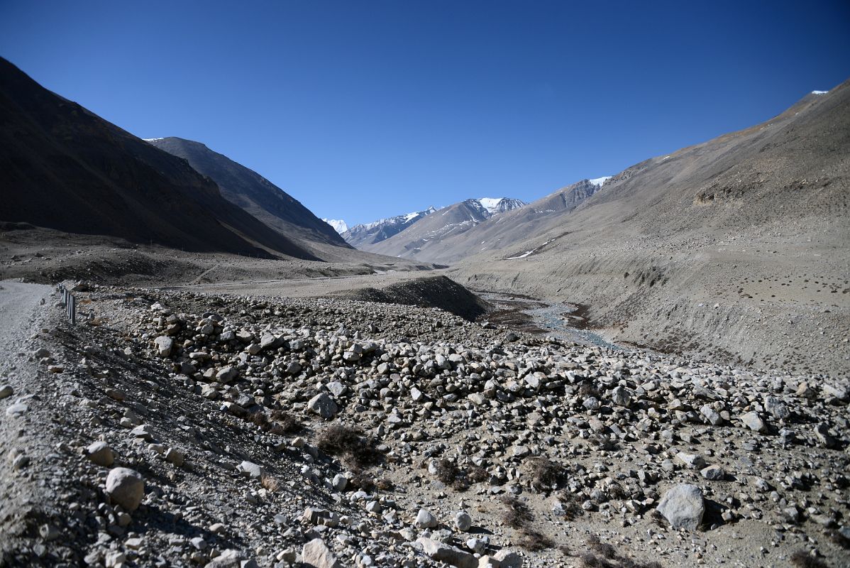 15 Driving On The Road To Rongbuk And Mount Everest North Face Base Camp In Tibet With Nuptse Ahead